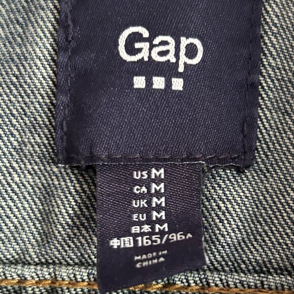 Gap 100% Cotton Denim Jacket, Women's Size Medium - Picture 8 of 10